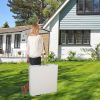 6ft Silver Outdoor Folding Table Aluminum Alloy Rectangular  50kg