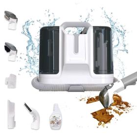 Carpet Cleaner Machine, Upholstery Portable Stain Remover, Odor & Stain & Spot Remover, Perfect for Pet Hair, Carpet, Area Rugs, Car and Coches
