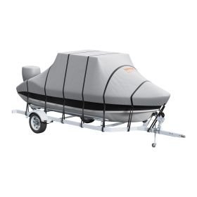 VEVOR T Top Boat Cover, 20'-22' Waterproof Trailer-able T-Top Boat Cover, 600D Marine Grade PU Oxford, with Windproof Buckle Straps