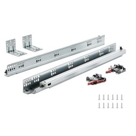 VEVOR 6 Pairs of 21 Inch Drawer Bottom Side Mount Rails, Heavy Duty Full Ball Bearing Extension Steel Track