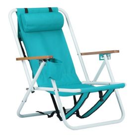 man1pc 23x21.7x31.5in Mint Green Beach Chair